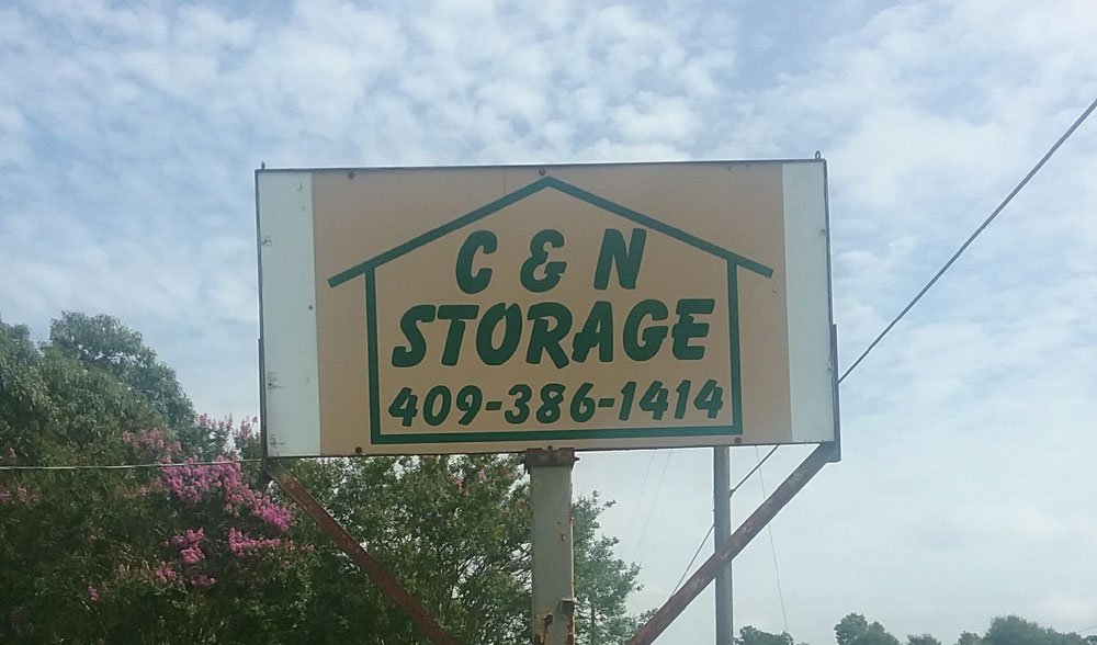 C & N Storage Sign